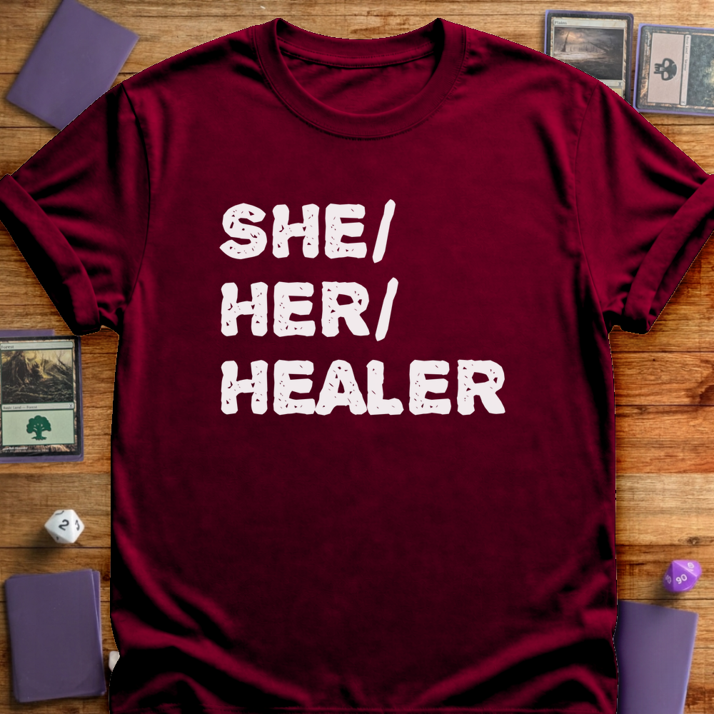 She Her Healer - Maroon
