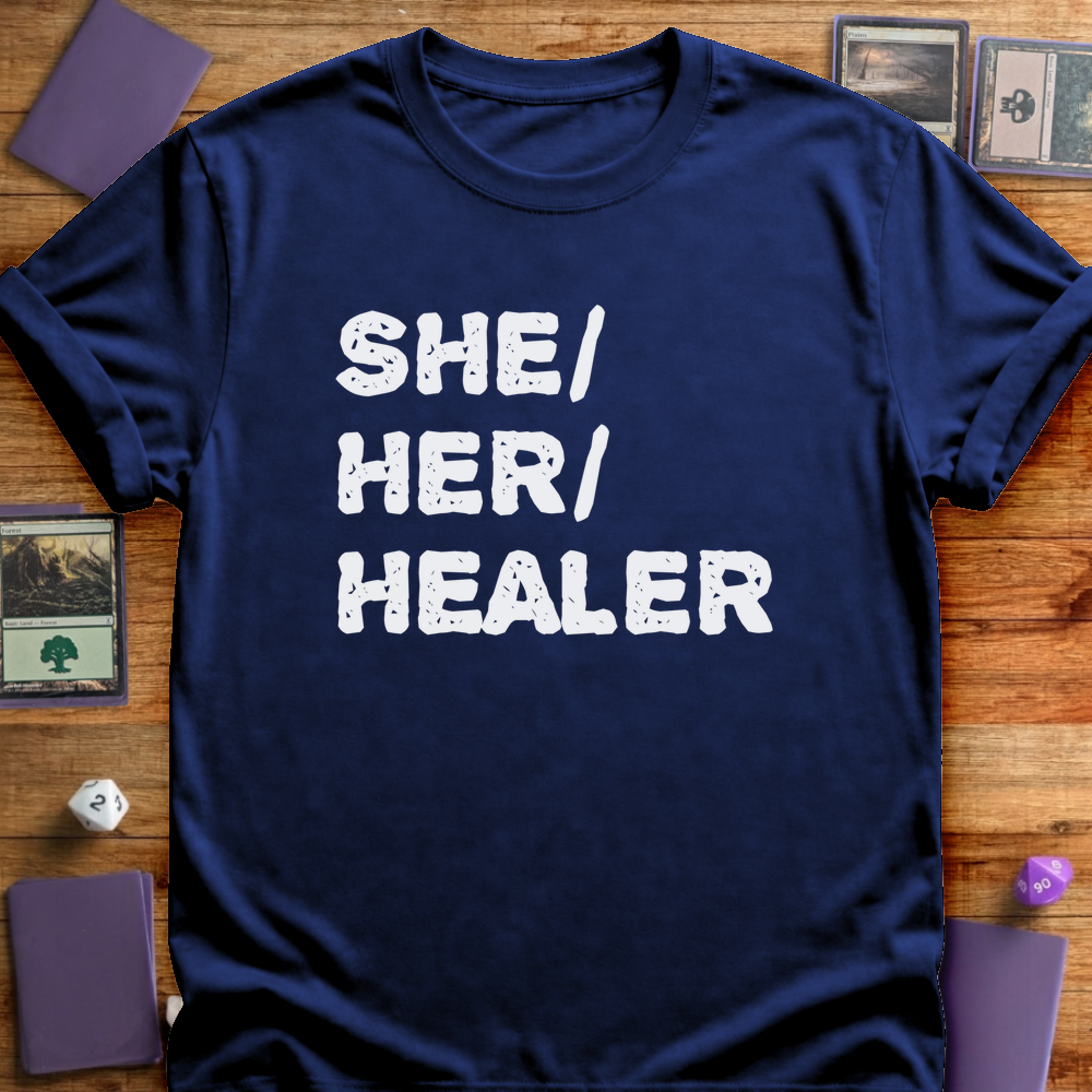 She Her Healer - Navy