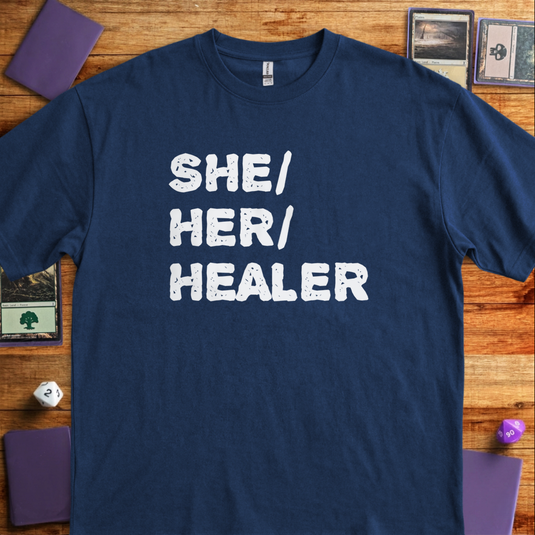 She Her Healer - Navy