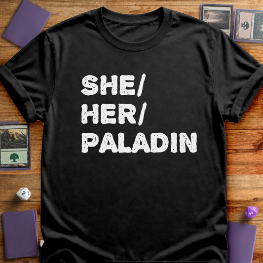 She Her Paladin - Black