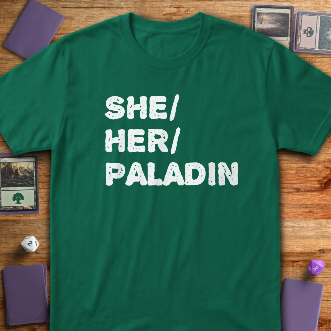 She Her Paladin - Kelly Green