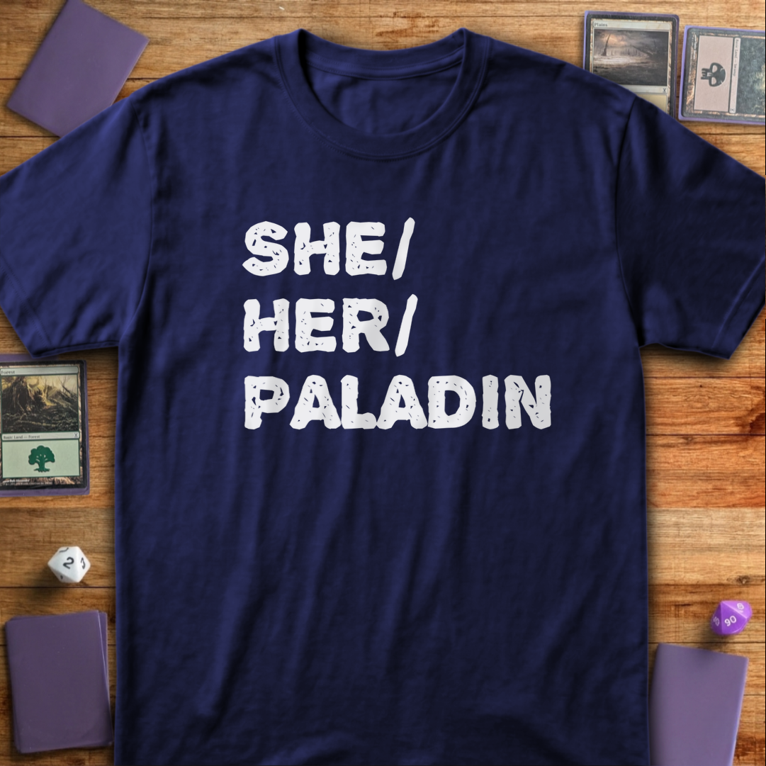 She Her Paladin - Navy