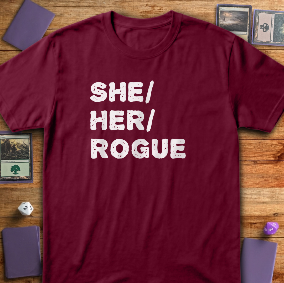 She Her Rogue - Maroon
