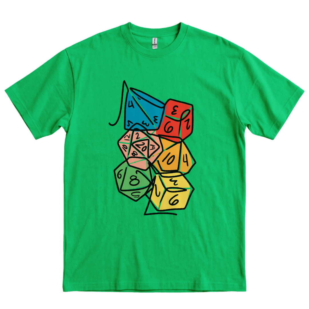 Sketch Dice - Kelly Green