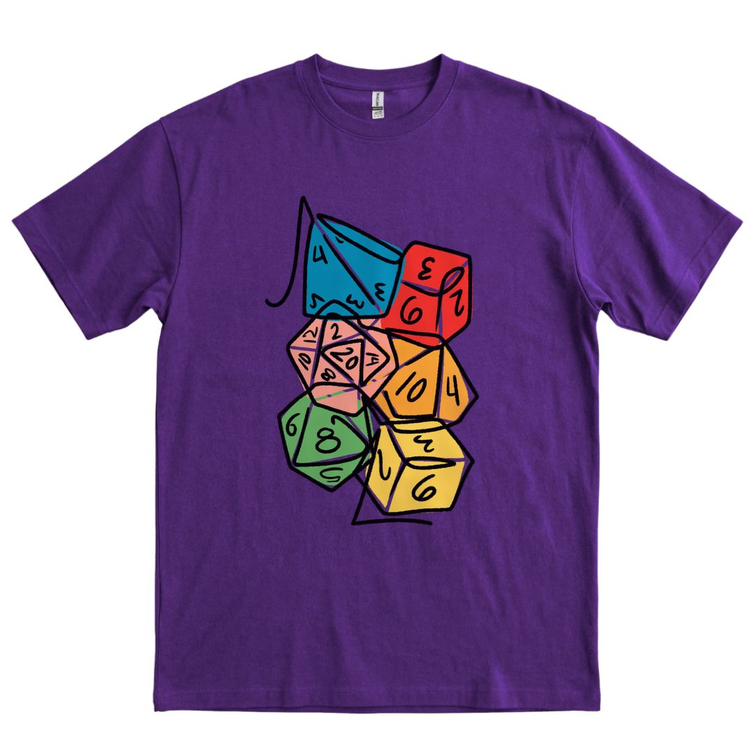 Sketch Dice - Purple