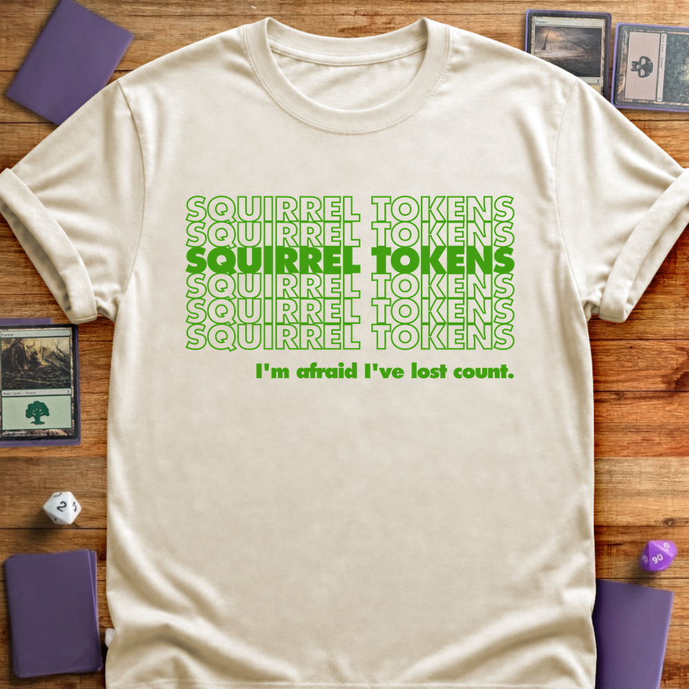 Squirrel Tokens - Sand