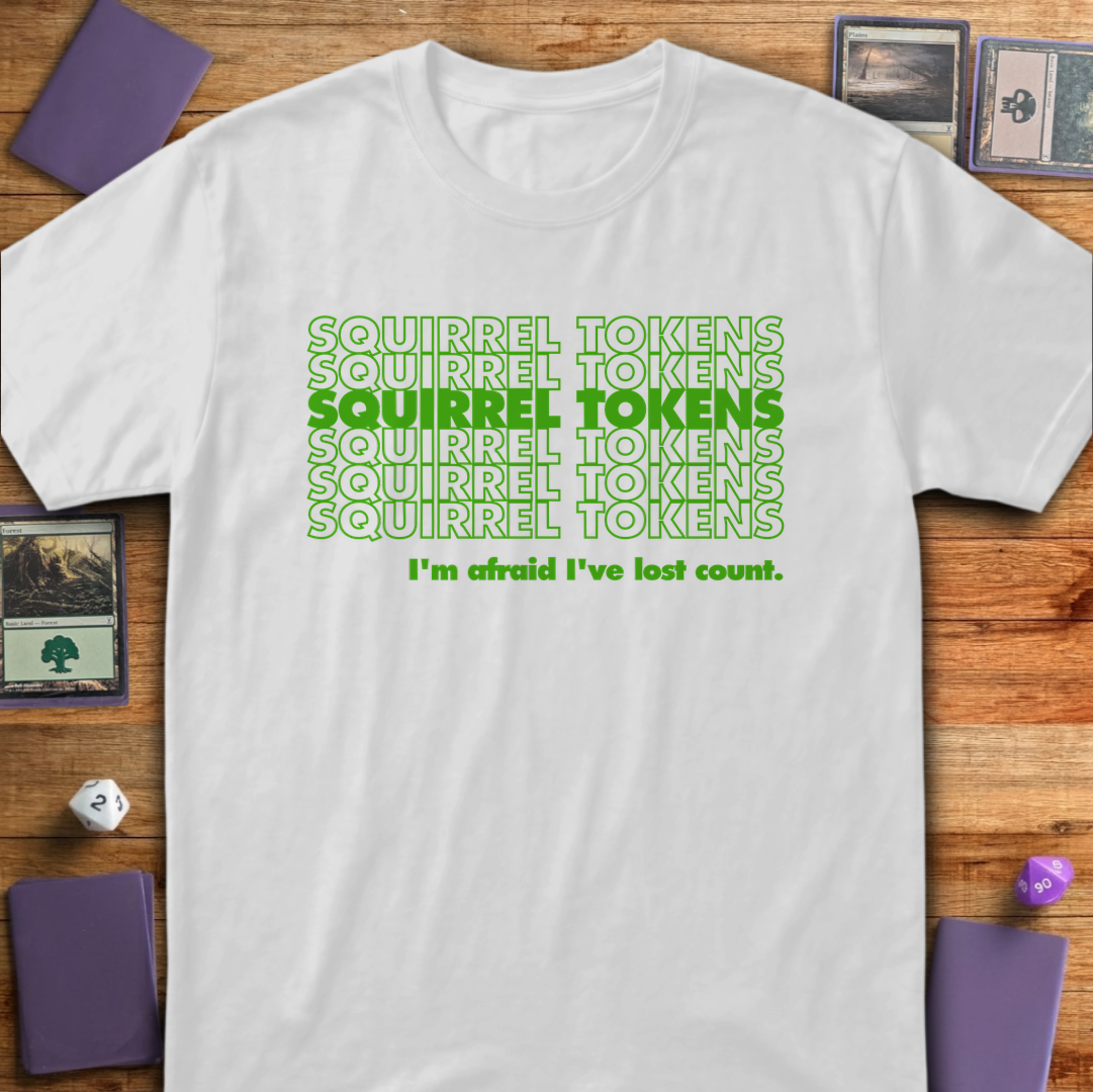 Squirrel Tokens - White