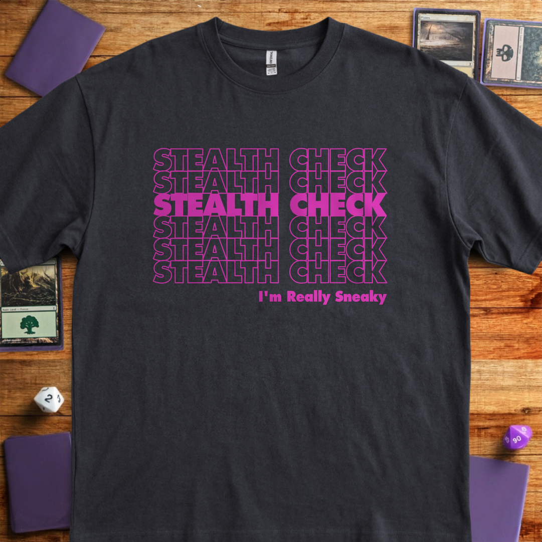 Stealth Check Stealth Check - Black