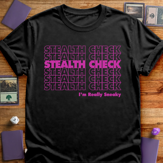 Stealth Check Stealth Check - Black
