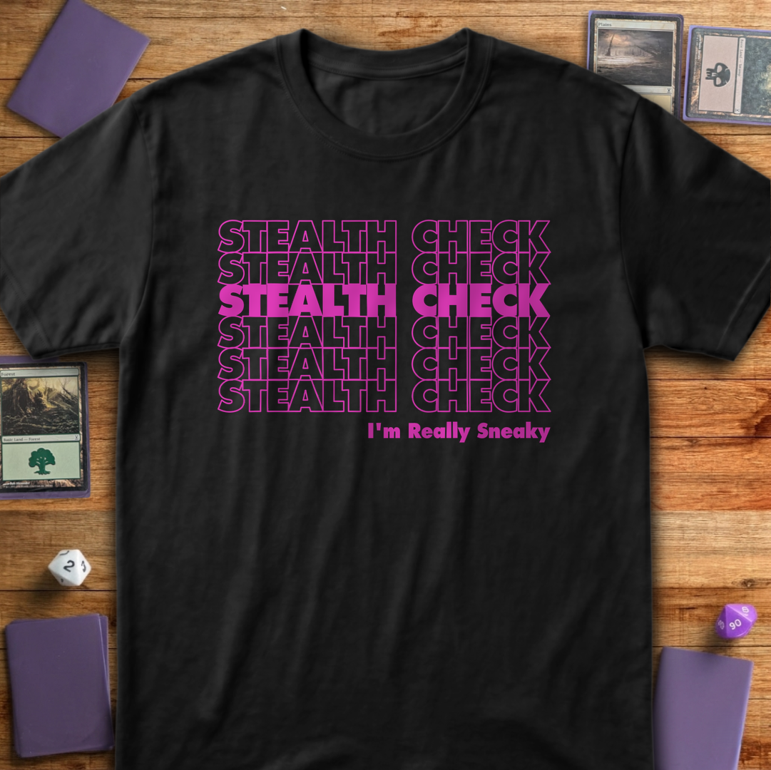 Stealth Check Stealth Check - Black