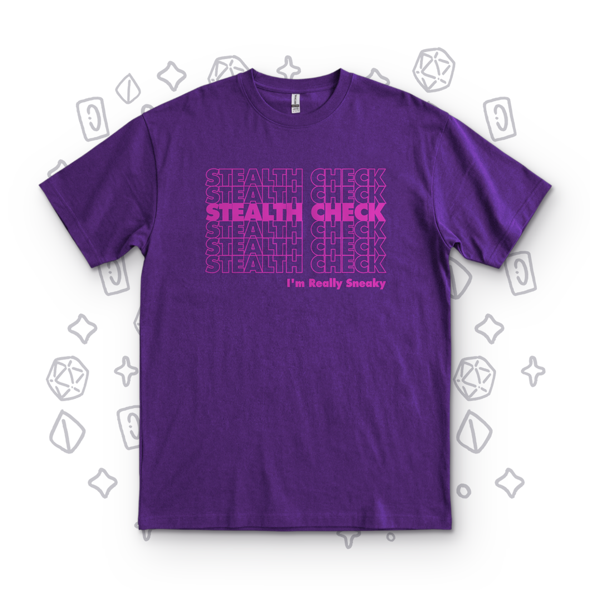 Stealth Check Stealth Check - Purple