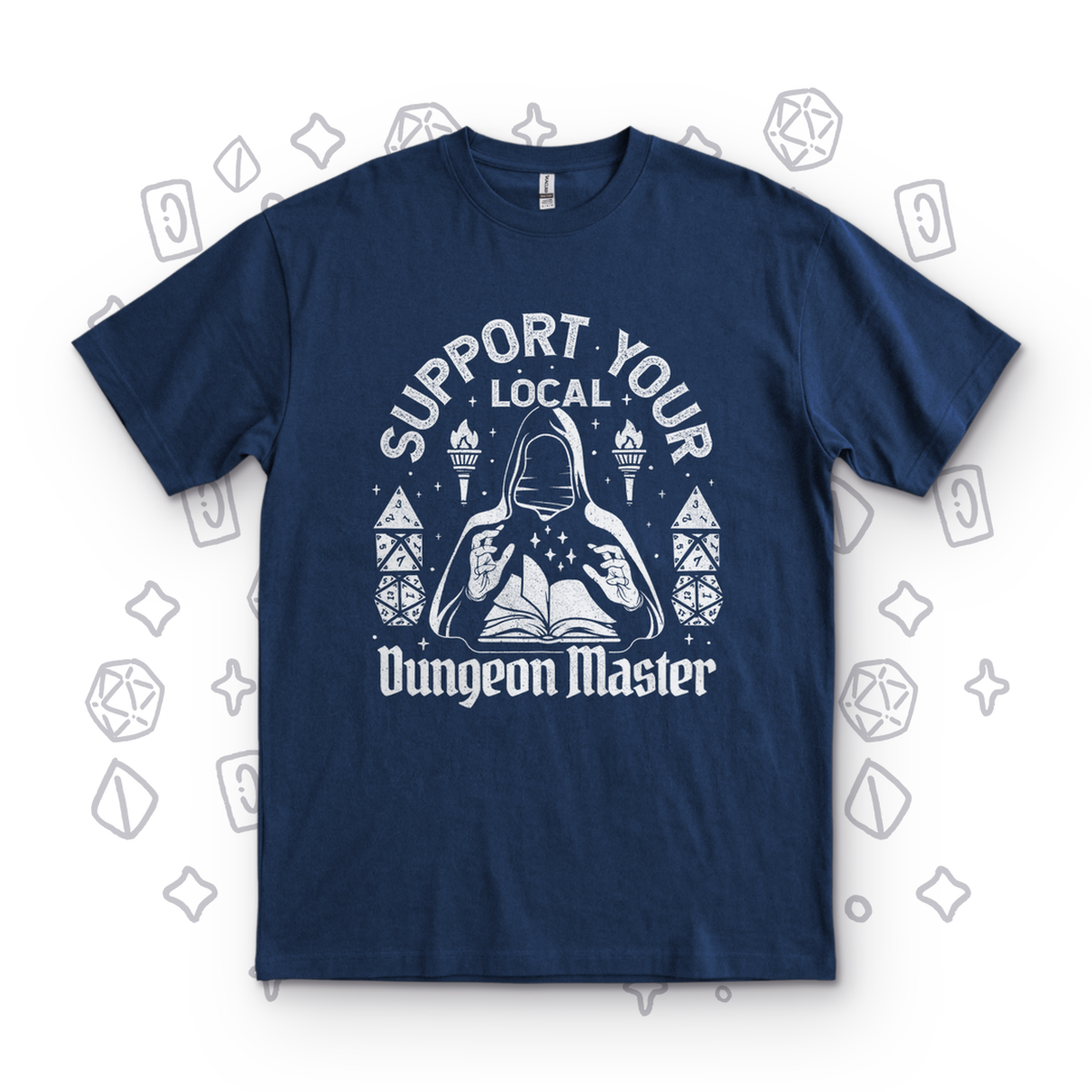 Support Your Local Dungeon Master - Navy