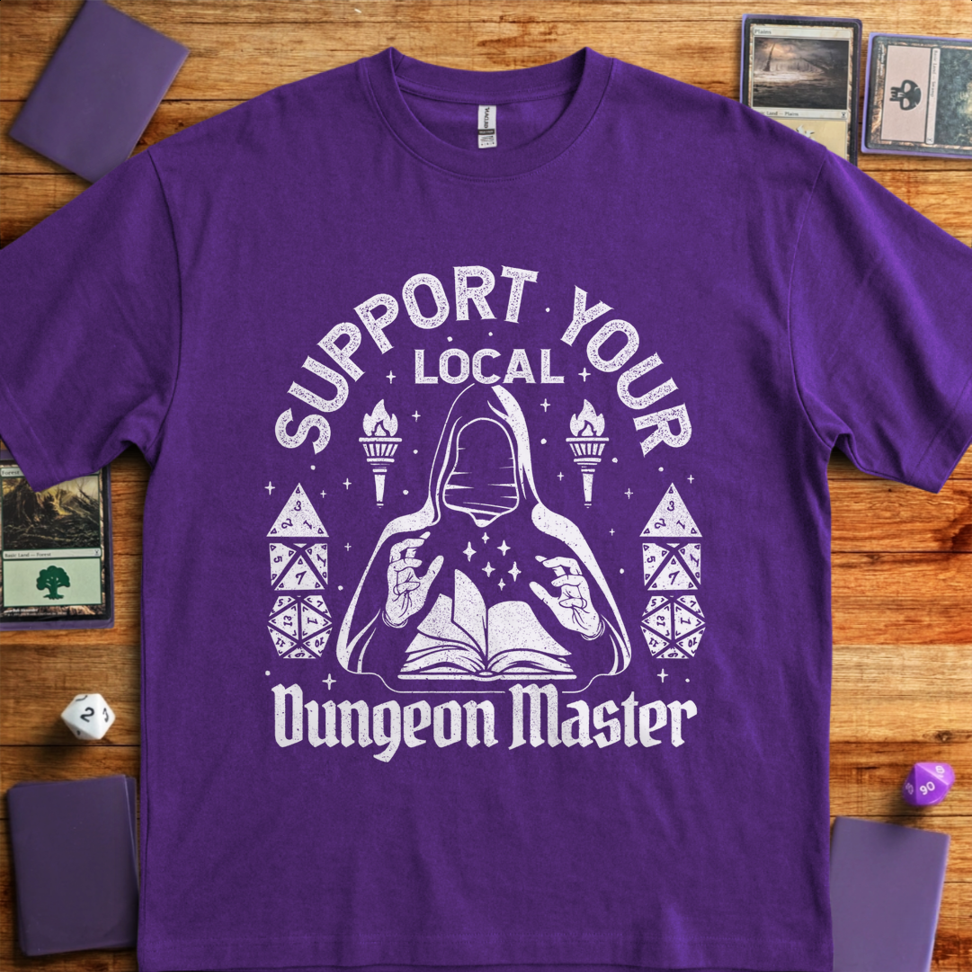 Support Your Local Dungeon Master - Purple