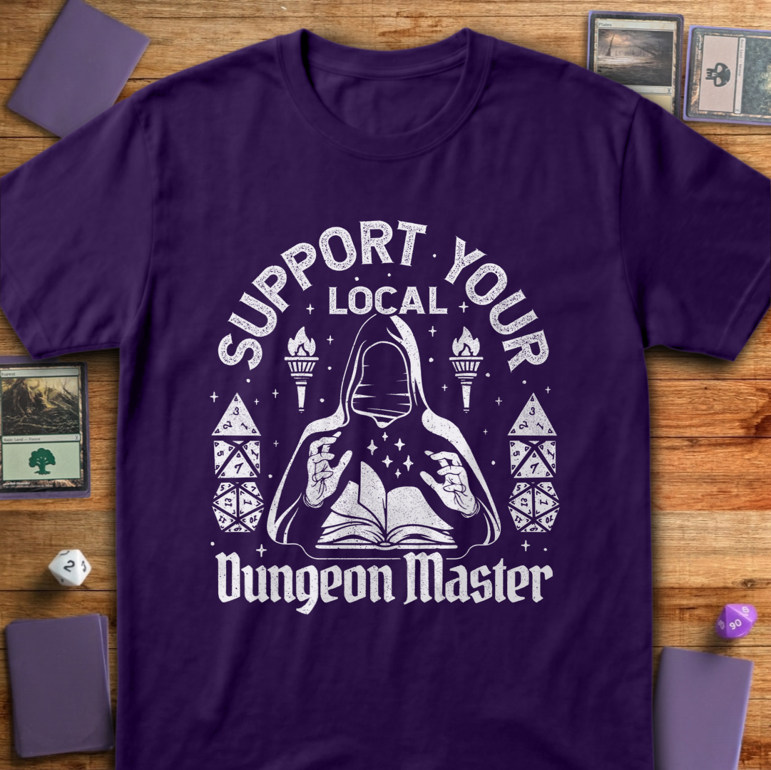 Support Your Local Dungeon Master - Purple