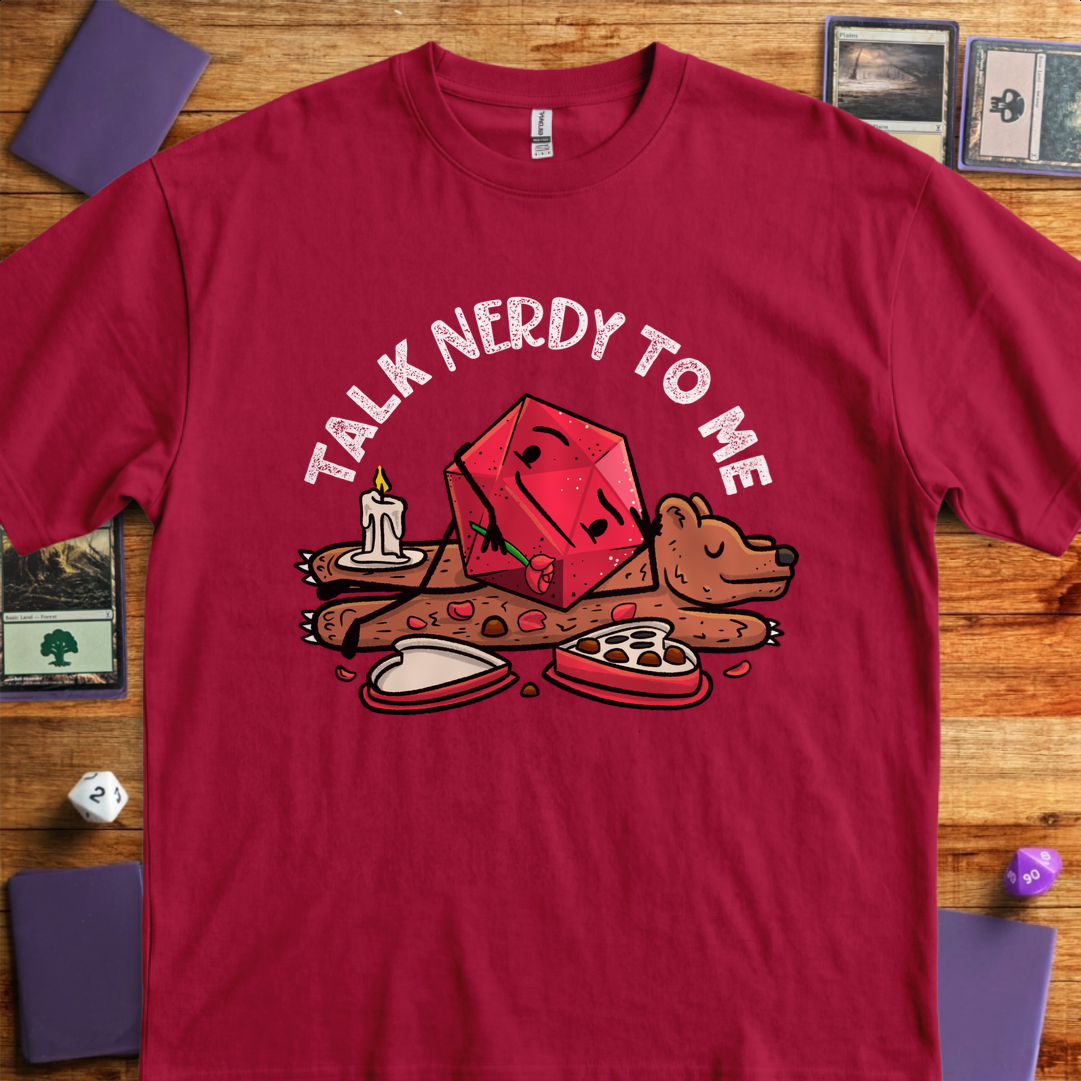 Talk Nerdy to Me - Cardinal Red
