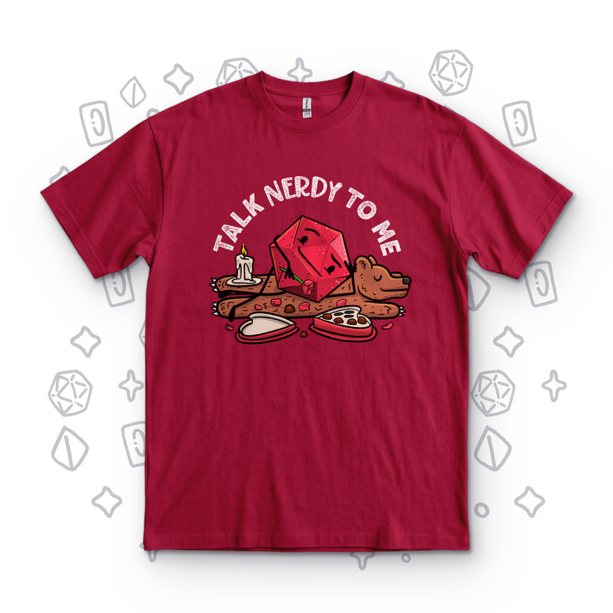 Talk Nerdy to Me - Cardinal Red