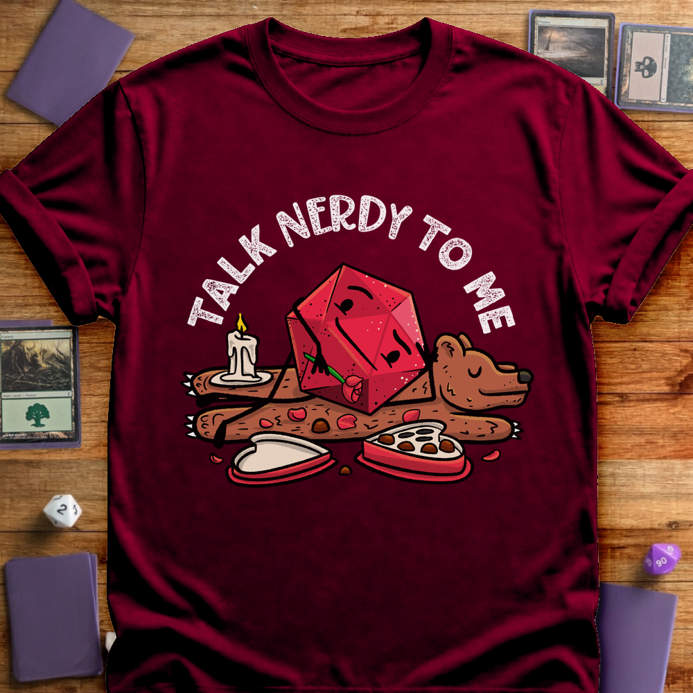 Talk Nerdy to Me - Maroon