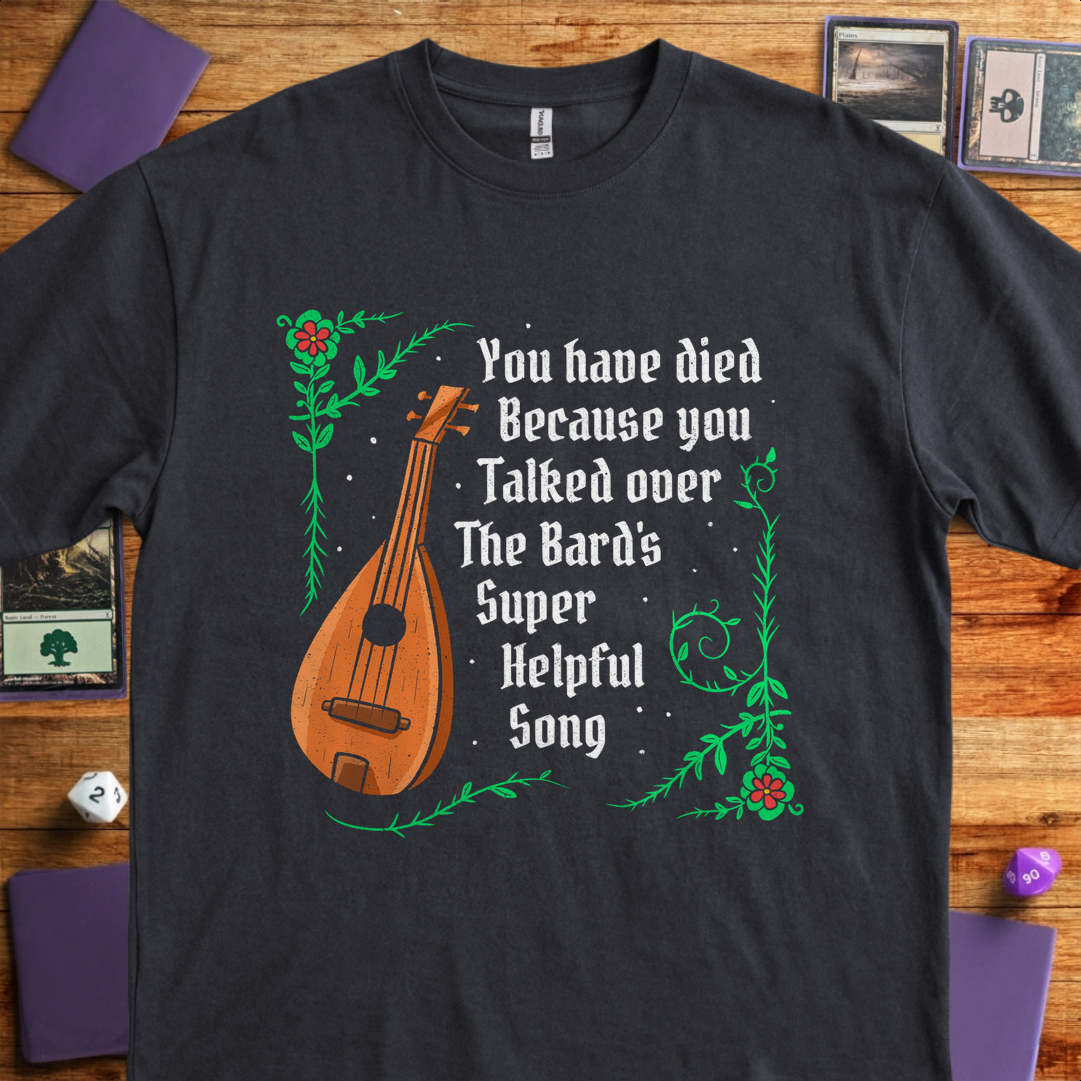 Talking Over the Bard - Black