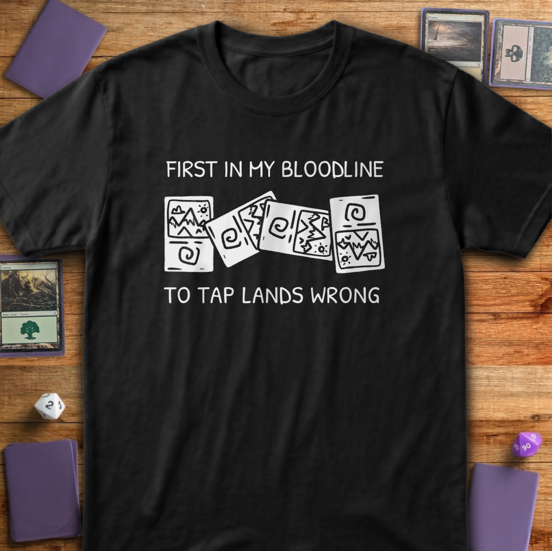 Tap Lands Wrong - Black
