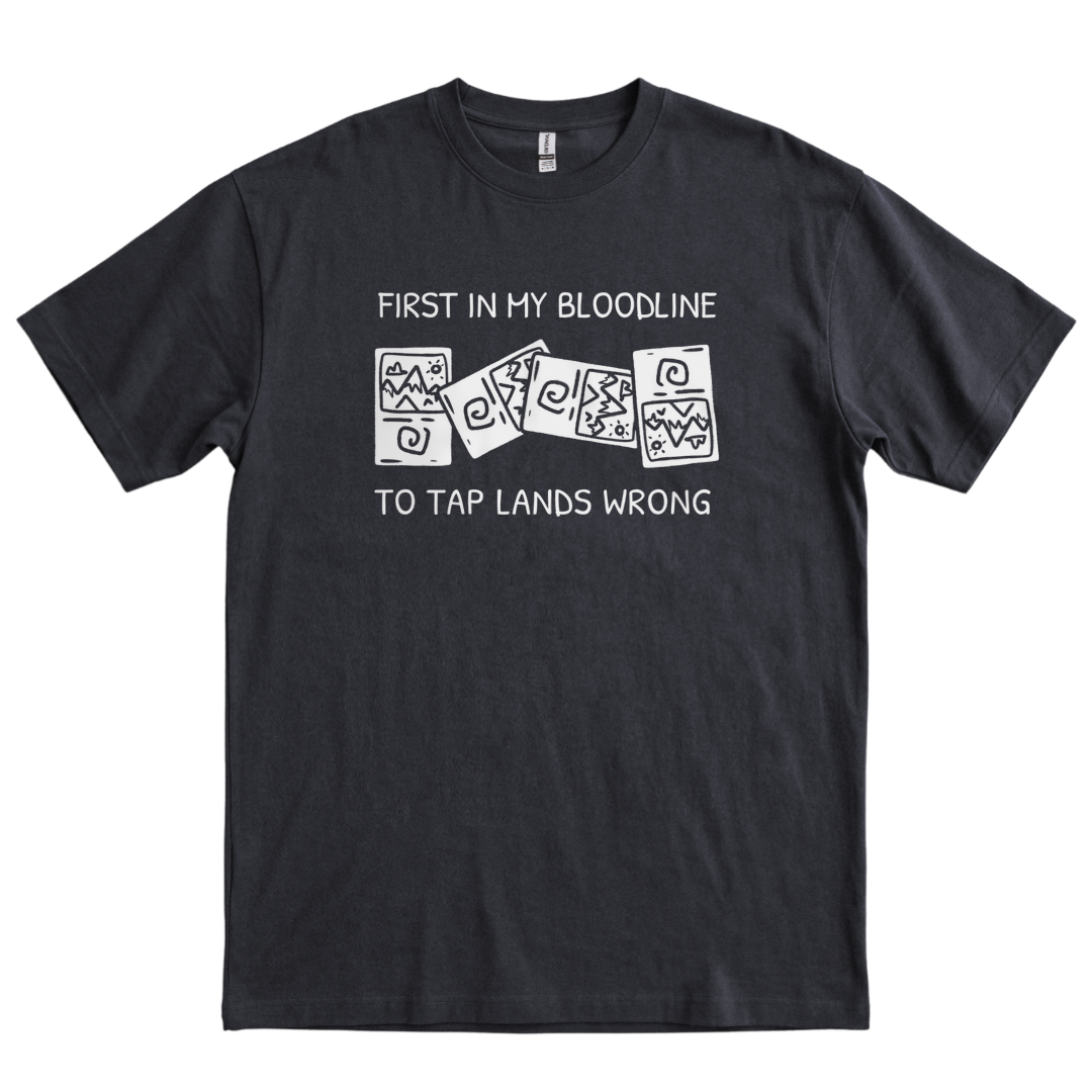Tap Lands Wrong - Black