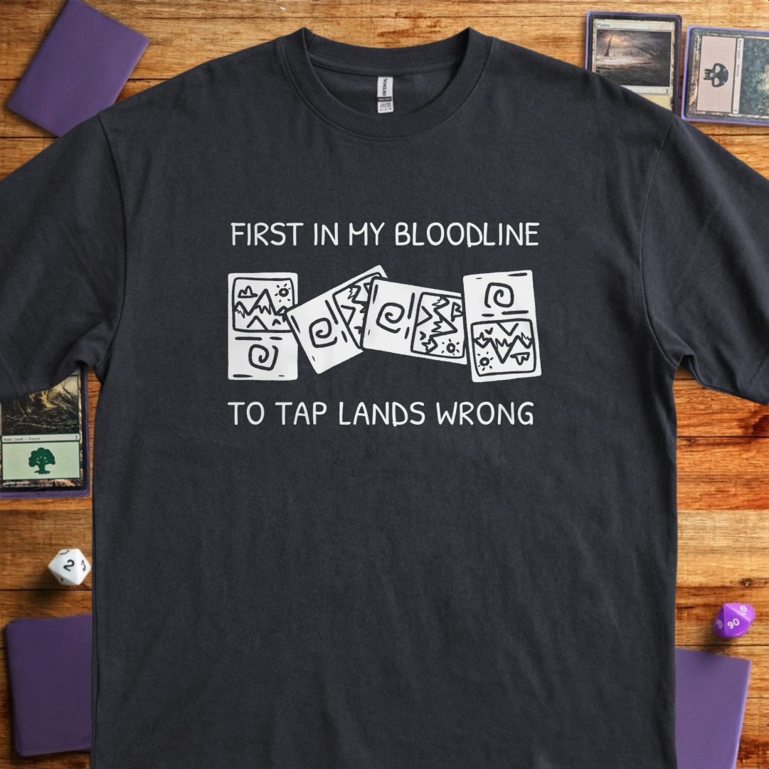 Tap Lands Wrong - Black