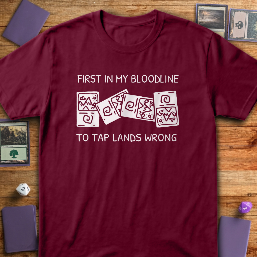 Tap Lands Wrong - Maroon