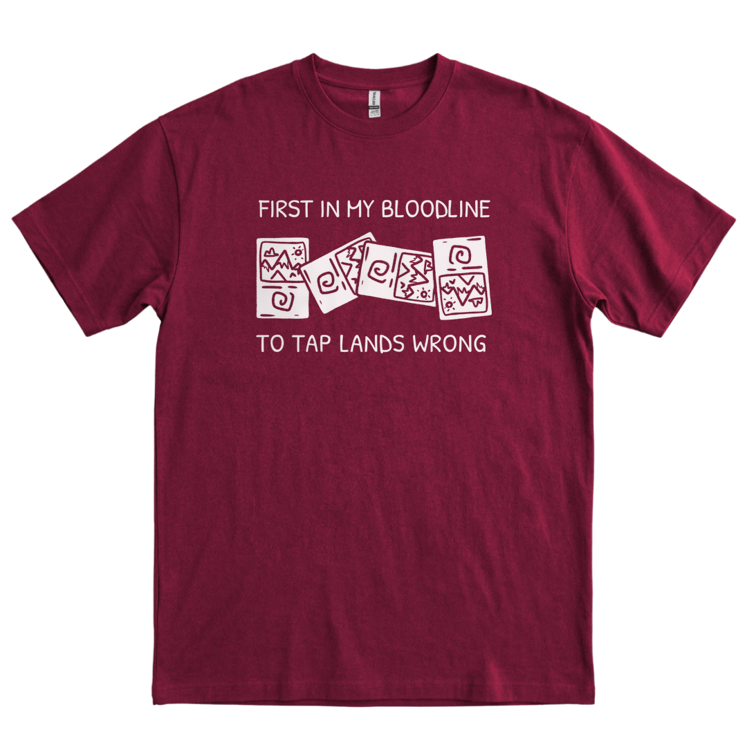 Tap Lands Wrong - Maroon