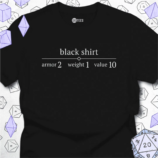 Black Shirt T-Shirt - GG Tees