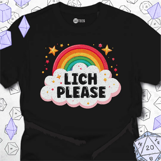Lich Please T-Shirt - GG Tees