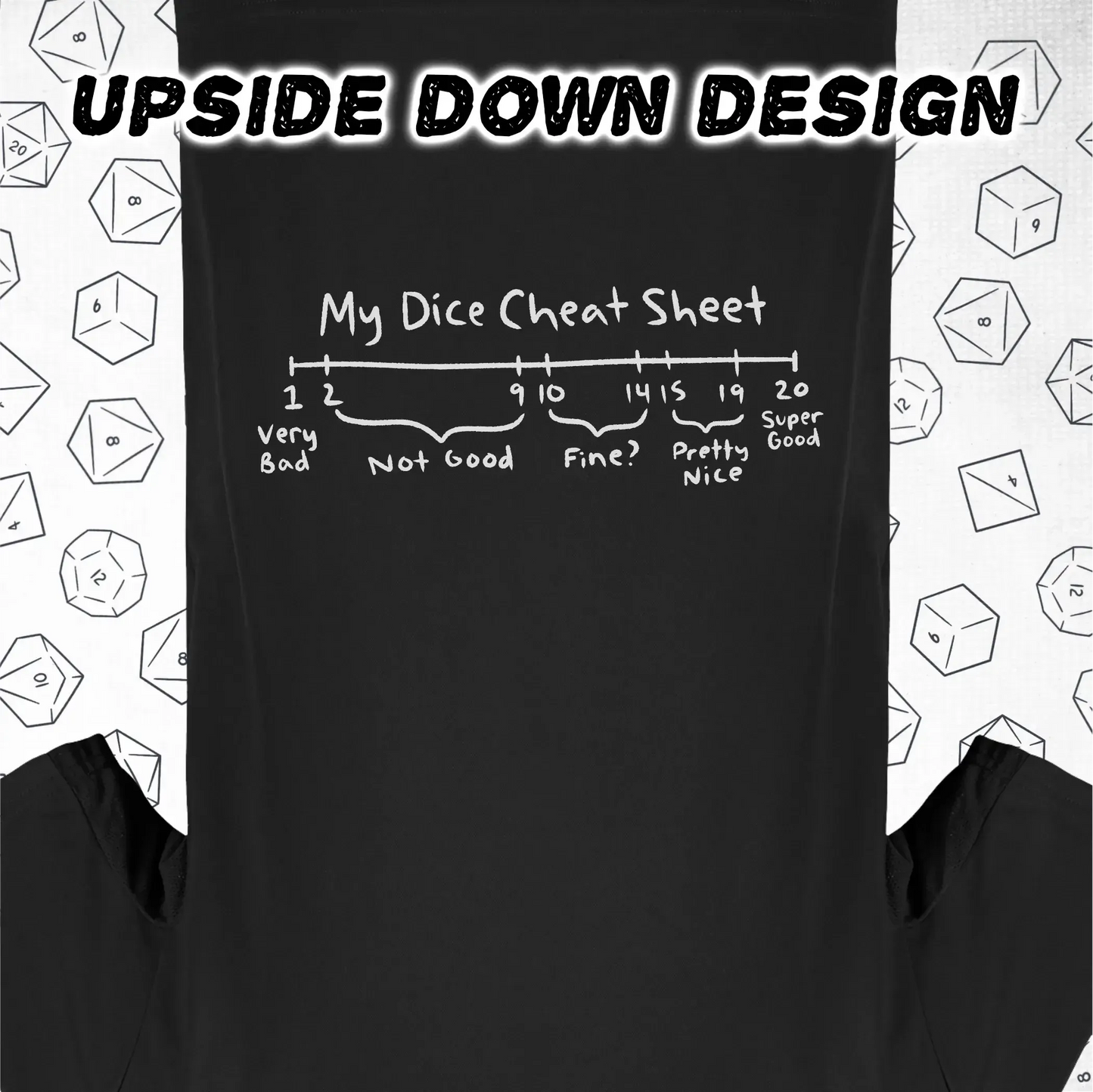 My Dice Cheat Sheet - An Upside Down Design