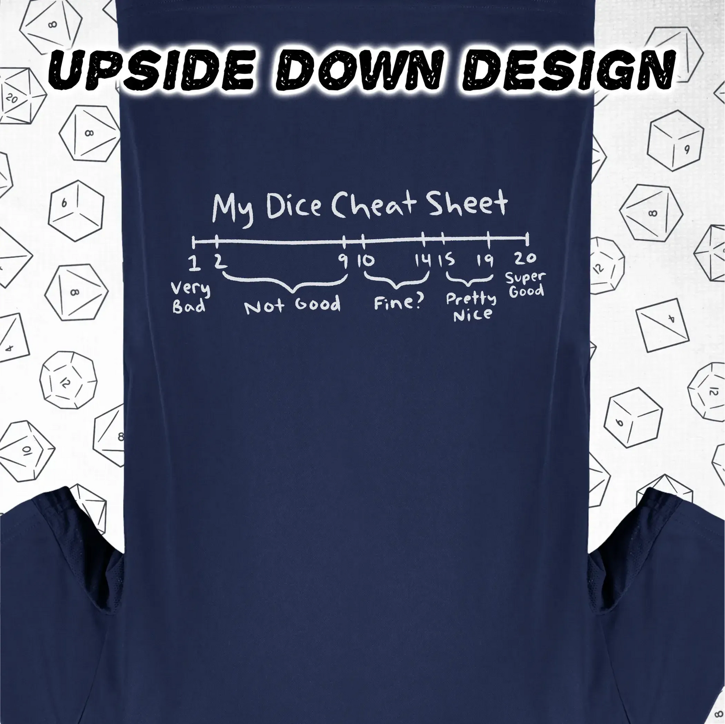 My Dice Cheat Sheet - An Upside Down Design