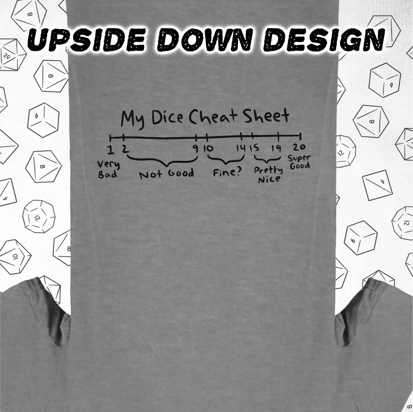 My Dice Cheat Sheet - An Upside Down Design