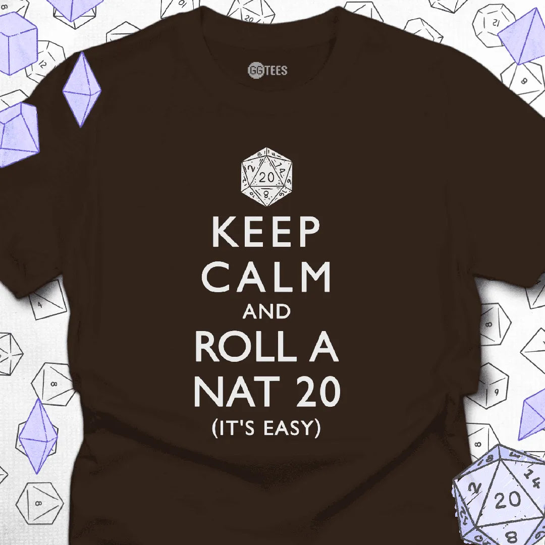 Roll a Nat 20 T-Shirt - GG Tees