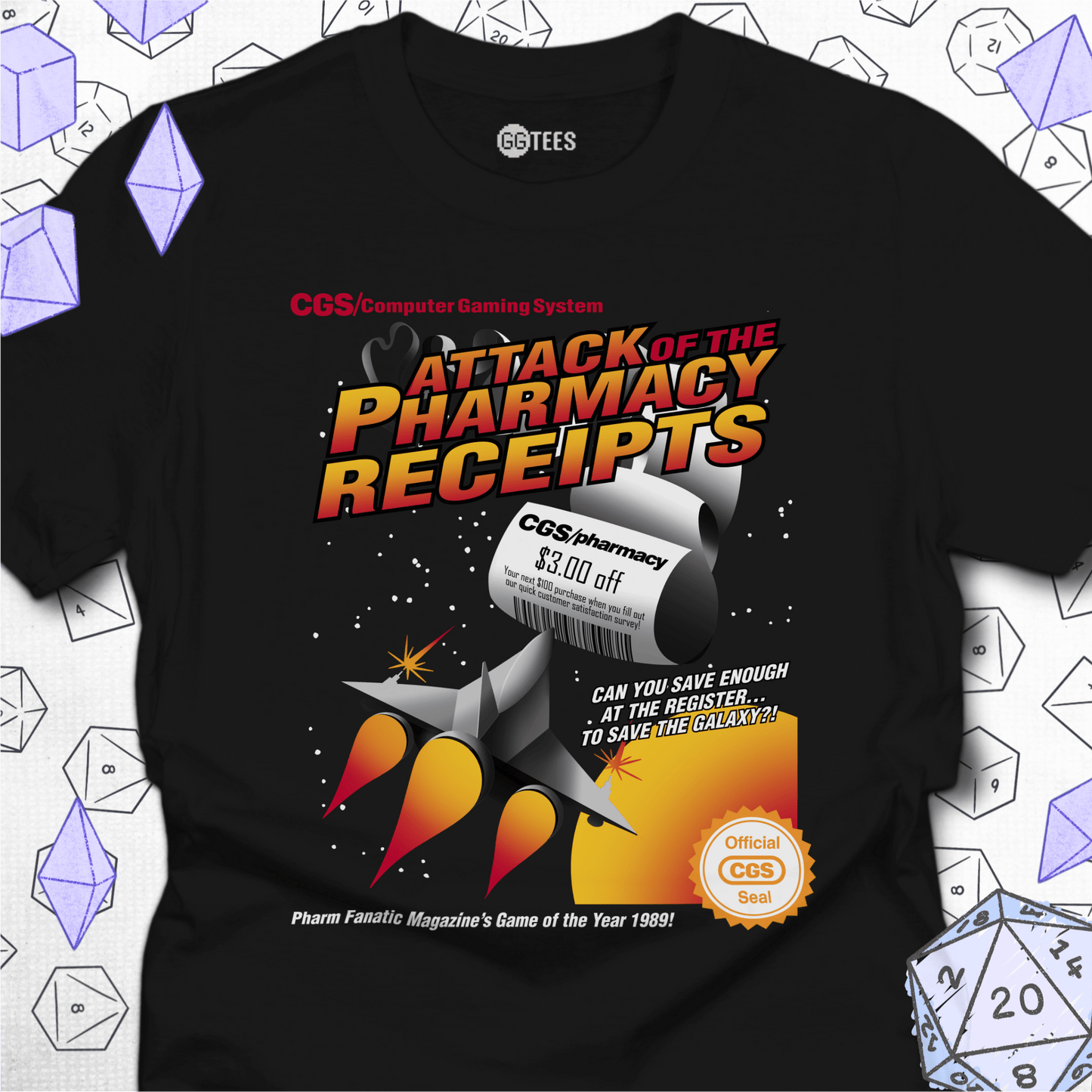 Attack of the Pharmacy Receipts T-Shirt