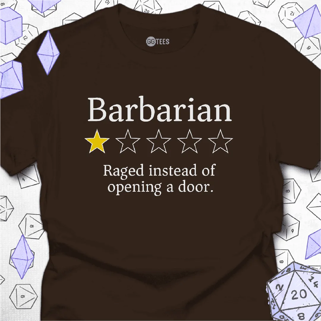 Barbarian Review T-Shirt - GG Tees