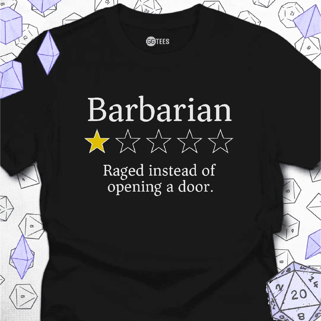 Barbarian Review T-Shirt - GG Tees