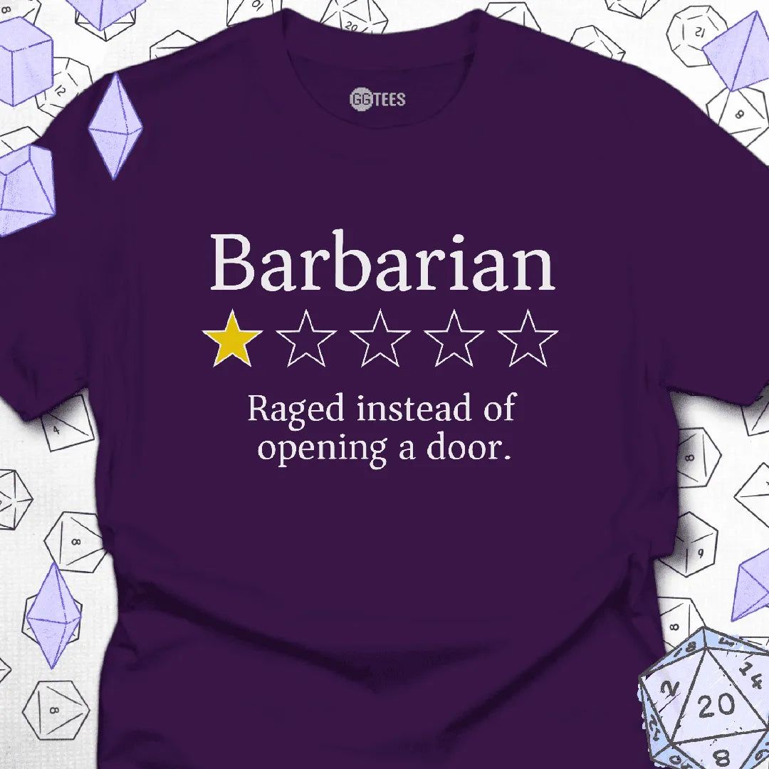 Barbarian Review T-Shirt - GG Tees