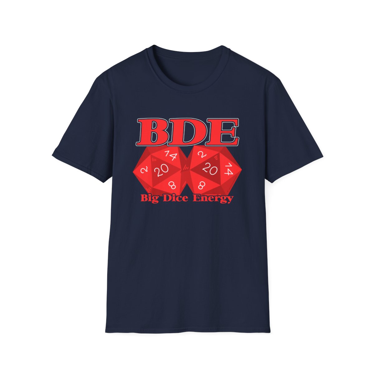 Big Dice Energy tee - Navy - front