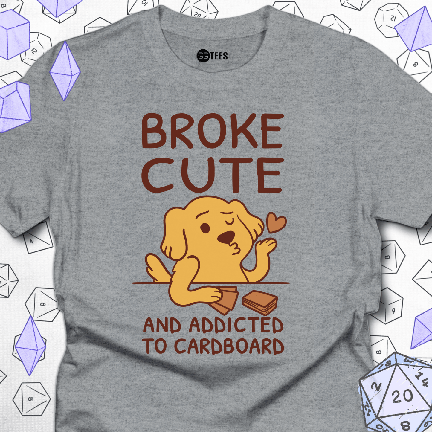 Broke Cute Addicted T-Shirt