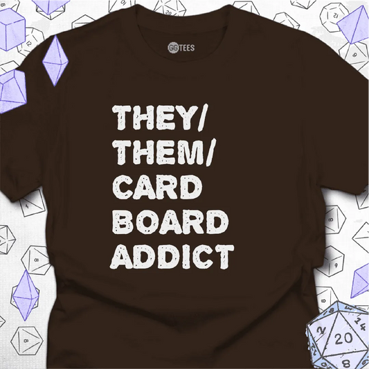 They Them Cardboard Addict T-Shirt - GG Tees