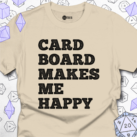 Cardboard Makes Me Happy T-Shirt
