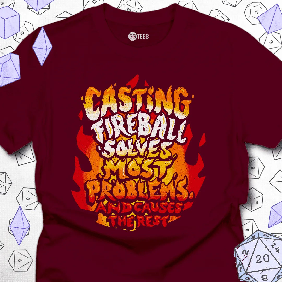 Casting Fireball T-Shirt - GG Tees