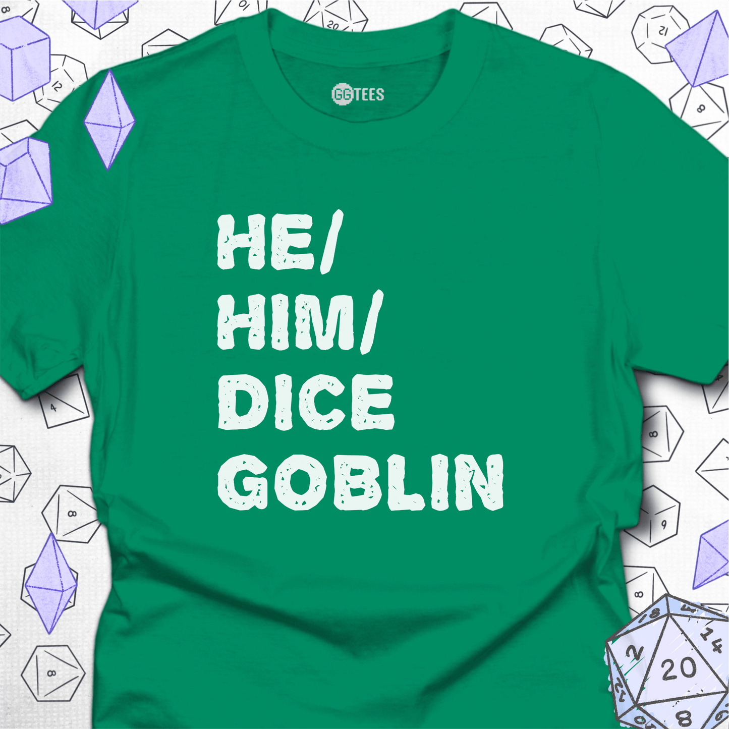 He Him Dice Goblin T-Shirt