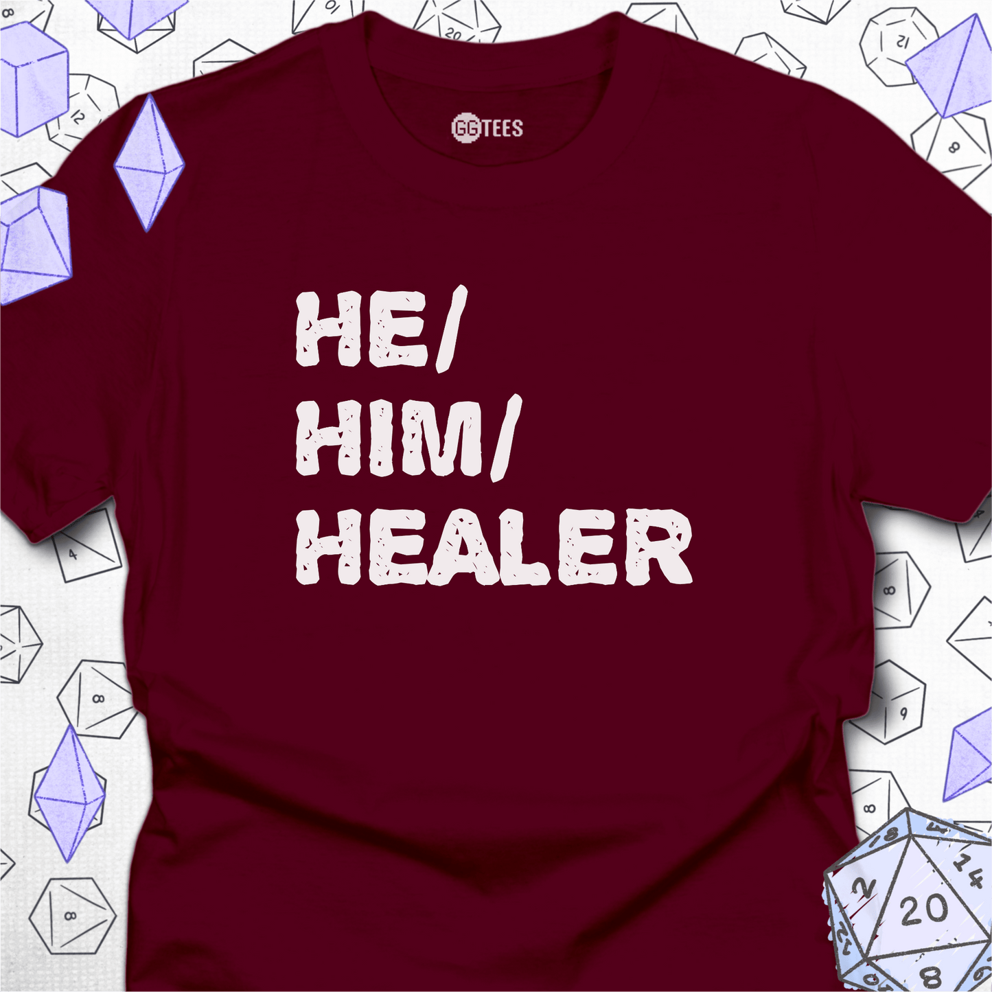 He Him Healer T-Shirt