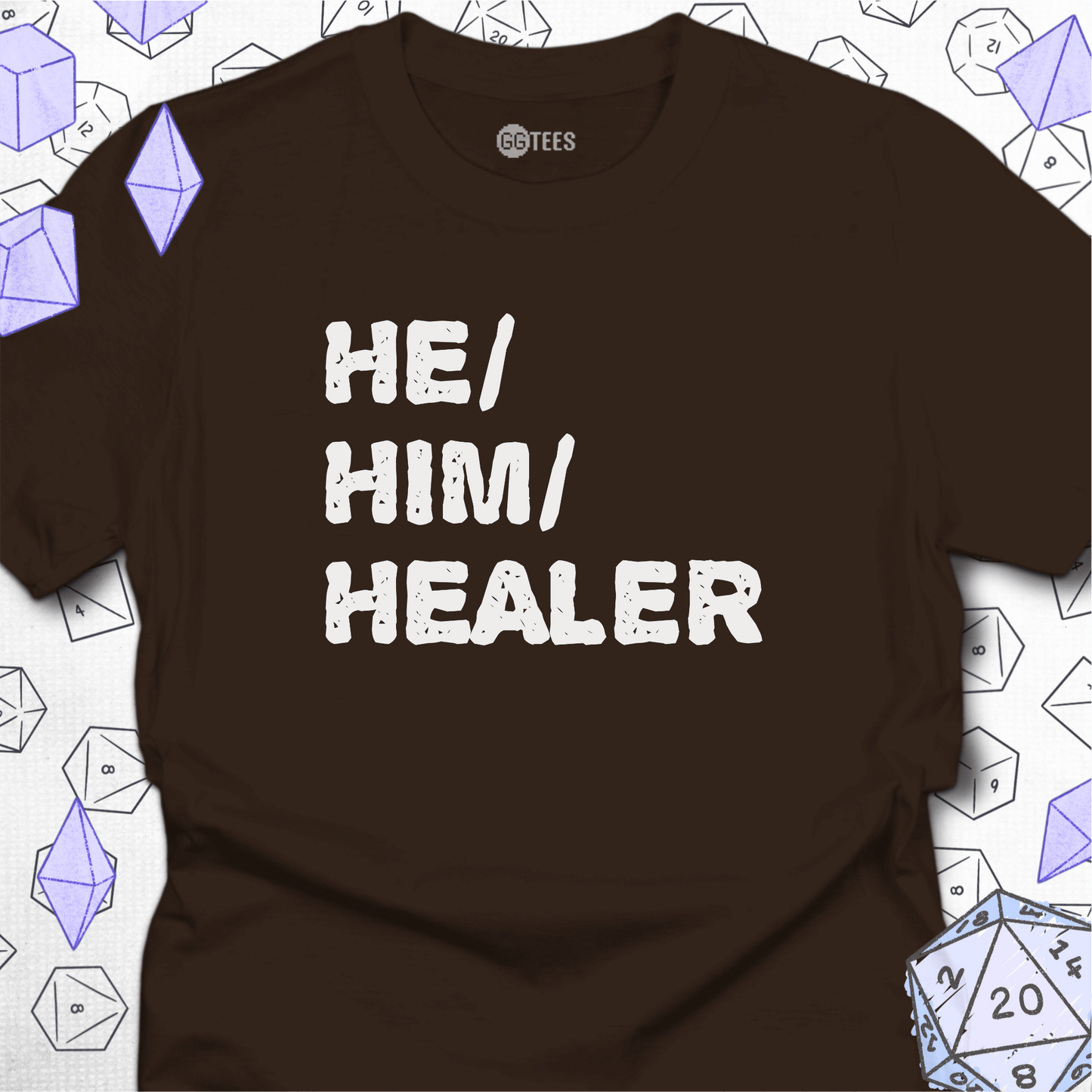 He Him Healer T-Shirt