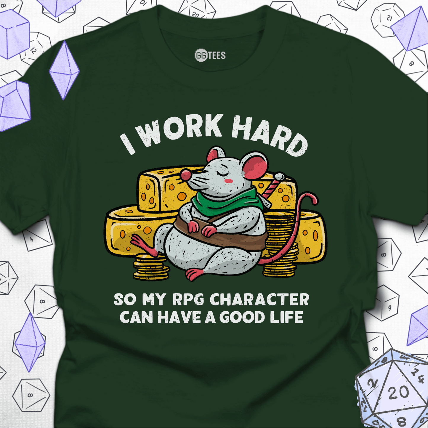 I Work Hard T-Shirt