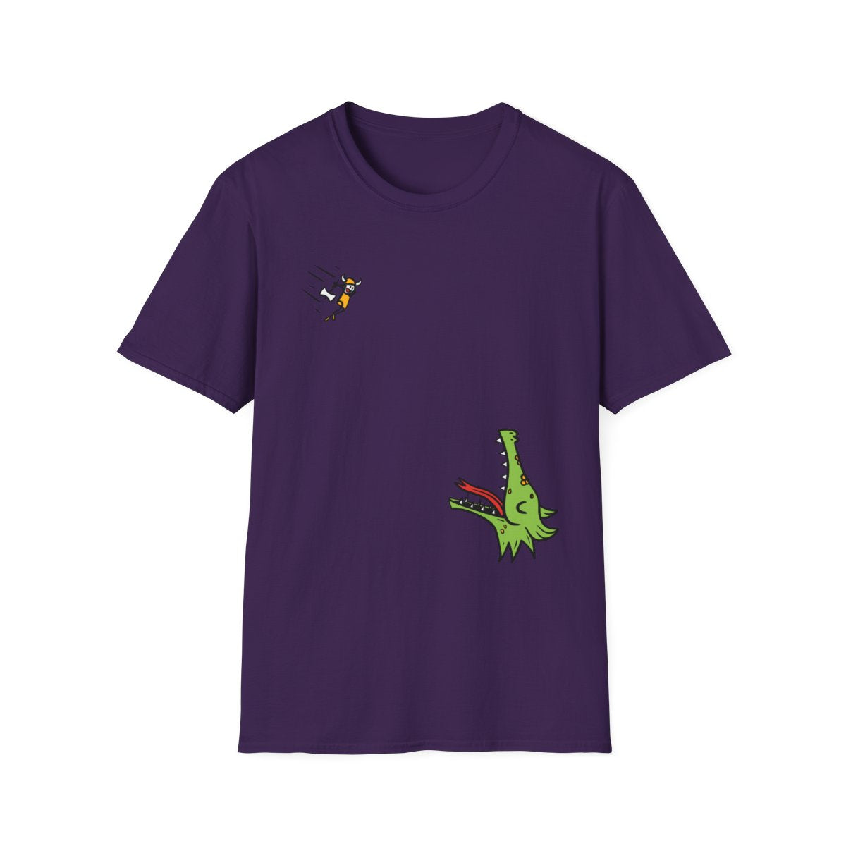 Leeeroy tee - Purple - front