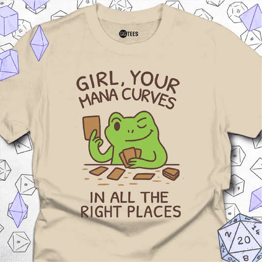 Your Mana Curves T-Shirt - GG Tees