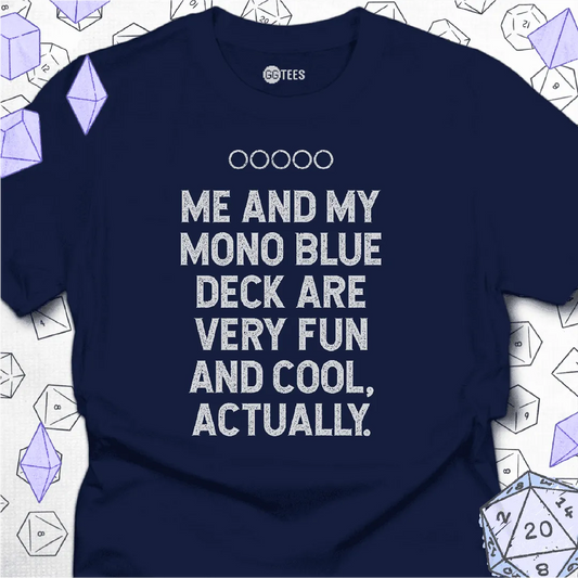 Mono Blue Players T-Shirt - GG Tees