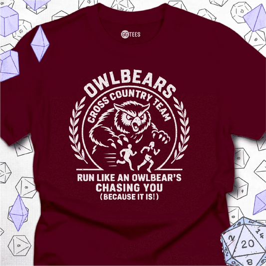 Owlbears Cross Country T-Shirt - GG Tees